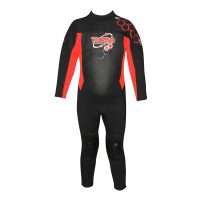 Turbo Kids Full Length Wetsuit Red